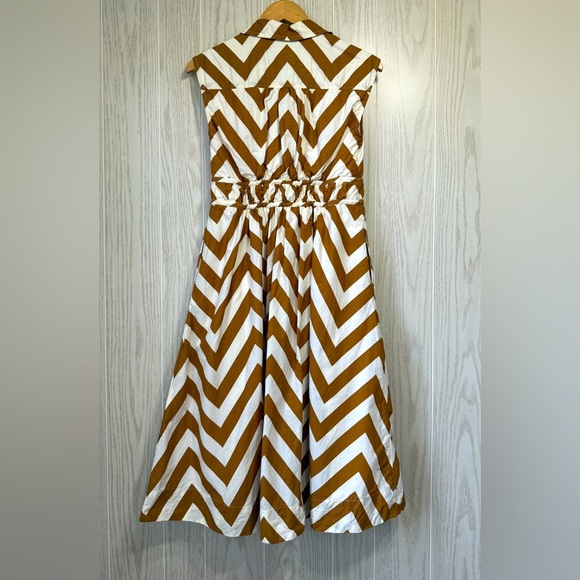 Maeve Sleeveless Shirt Dress by Anthropologie Cedar Size XSP EUC - Picture 8 of 9